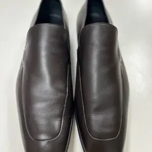 Authentic Classic Gucci Shoes – Made in Italy | Genuine Leather | Dark Brown Gucci Made In Italy Brown Vintage Shoes 110 0120 Size 42 1/2  main image 2